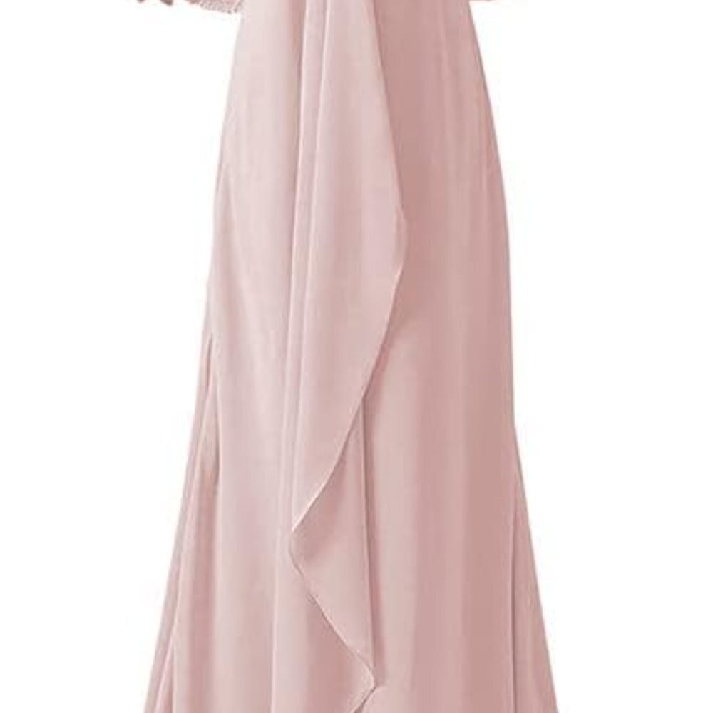 Lace chiffon wedding guest dress Brand: Jaeden
